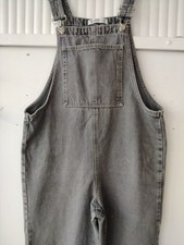 USED PRE OWNED DUNGAREES OVERALLS PULL & BEAR Denim Women’s Girls W34" L24"