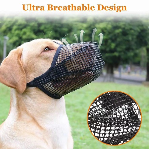 Adjustable dog muzzle soft - muzzle,
