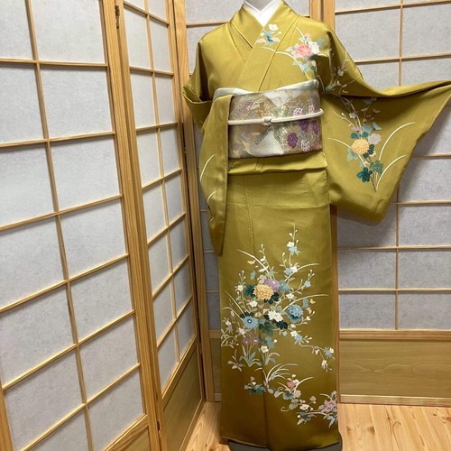 7795 japanese kimono vintage - kimono,