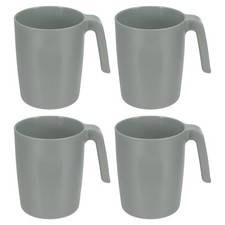 Set of 4 Plastic Coffee Mugs