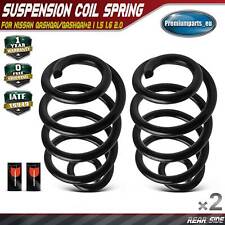 2x Coil Springs Rear Side Suspension for Nissan Qashqai/Qashqai+2 I 2006-2013 