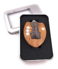 Wooden Keychain Knight Shield