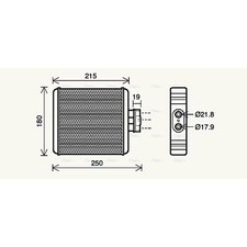 Heat Exchanger For VW Polo 6R
