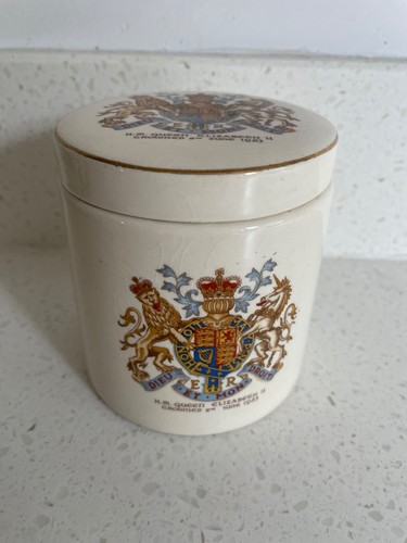 1953 coronation marmalade - coronation, pot
