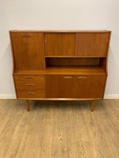 Jentique Mid Century Teak Highboard Sideboard – MCM 1960s Sideboard