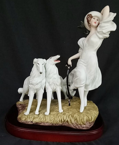 Borzoi lady icart - borzoi,
