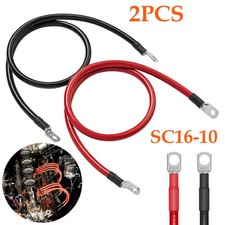 2pcs 50cm 6AWG Automotive Wire