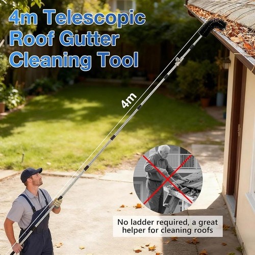 Gutter cleaner telescopic - 4m,