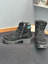 Select Black Suede Lace Up