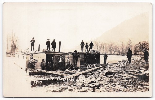 Antique 1907 rppc kettle - 1907,