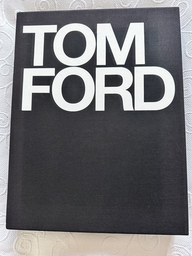 Tom ford book hard cover - tom, black