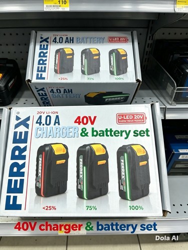 Ferrex 20v battery and - ferrex,