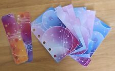 Filofax Mini Organiser Planner - Beautiful & Bright Bubble Dividers - Laminated