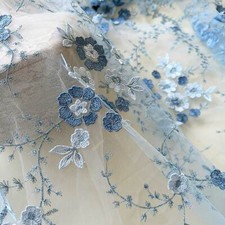  Corded Embroidery Lace Fabric