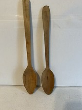 Vintage Set Old Wooden Spoons