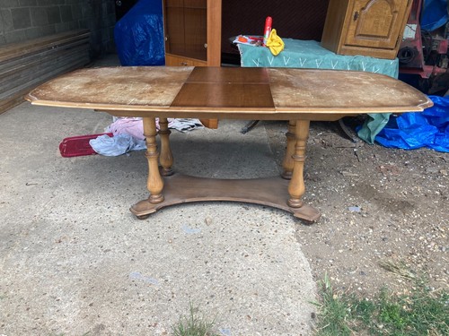 Stag extending dining - dining, table
