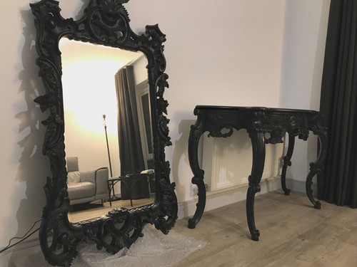 Rococo louis style black - rococo,