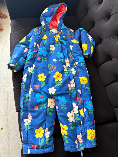 Baby blue floral hooded - baby,