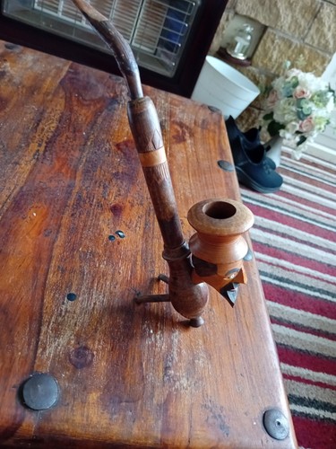 Old wooden pipe form - old,
