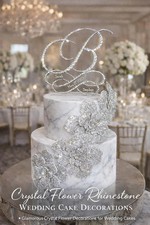 Crystal Flower Cake Decoration