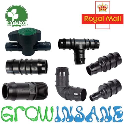 Pond hose fittings - (25mm),