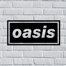 Oasis logo band vinyl - oasis,