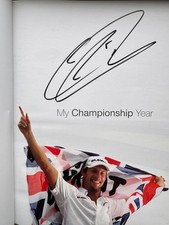 Jenson button hand signed - button,