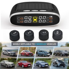 Wireless Car Solar TPMS LCD