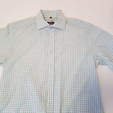 Eterna Shirt Swiss Cotton Mens short sleeve Modern Fit 15.5 Euro 40 non iron