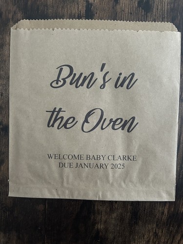 Personalised baby shower sweet - baby,
