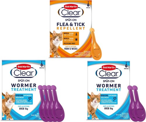 Bob martin clear cat wormer - clear,