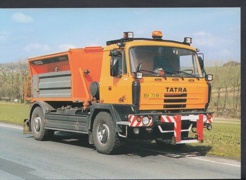 Road transport postcard - postcard,