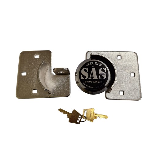 Sas van shed double - door, hasp
