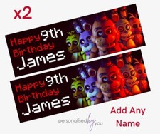 2 x Personalised FIVE NIGHTS