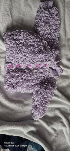 Knitting baby loopy jacket - loopy,
