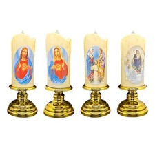 Flameless Prayer Candles Lamp