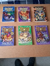BEAST QUEST SET OF 6 MIXED SERIES BOOKS WITH COLLECTOR CARDS