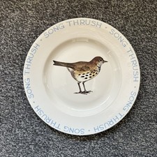 Emma Bridgewater Vintage Song Thrush Garden Birds Rare 8.5" Plate 1st Rare VGC
