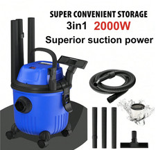 Wet and Dry Vacuum Vac Cleaner Industrial 15L 230V 3 in 1 Portable Blower