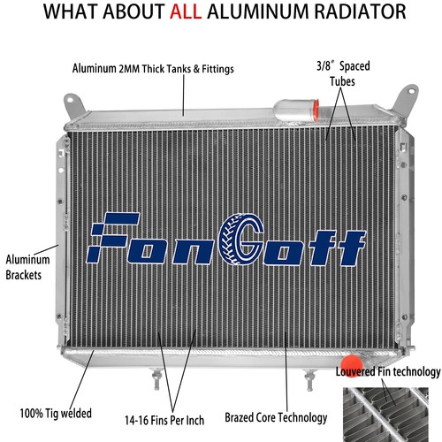 Row aluminum radiator - 4,