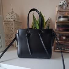 ZARA Black Midi City Bag Zip