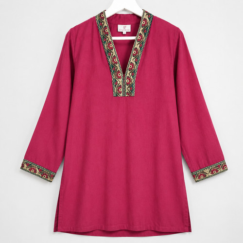 Anokhi jaipur cotton tunic top - anokhi,