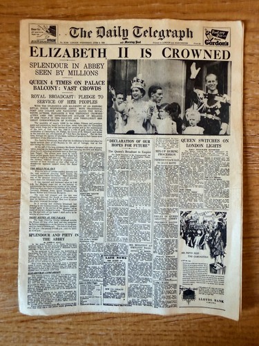 Miniture daily telegraph from - miniture,
