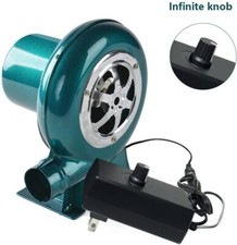 220V Adjustable Speed Blower Stove Fire Electric Fan for Barbecue Melting Forge
