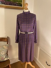 PRESEME Vintage Silk Dress