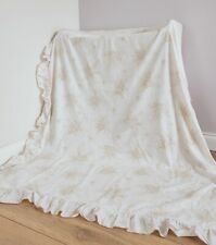 Vintage 90s Floral Ruffle Frill Edge Single Duvet Cover