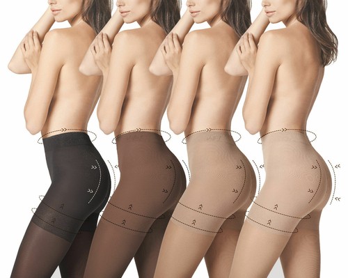 Slimming effect shaping tights - slimming,