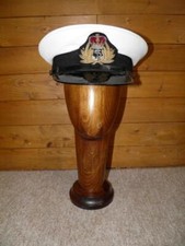 Vintage British Military Royal Navy Officers Cap Size 7 1/8 or 58cm Original Box