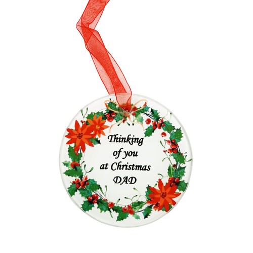 Dad christmas wreath - christmas, memorial