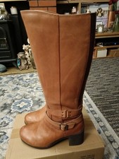 Hotter ladies tan boots size UK 4
